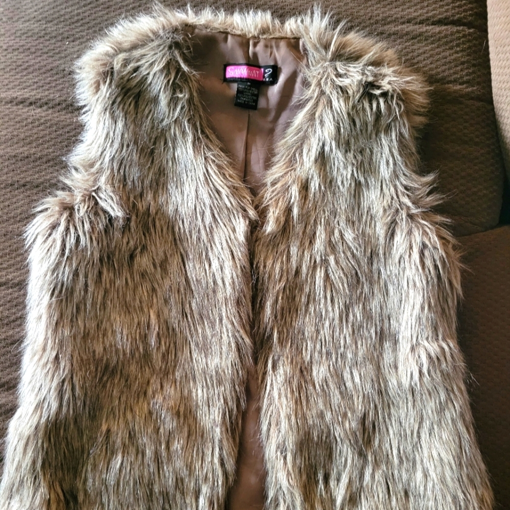 Faux Fur women's vest